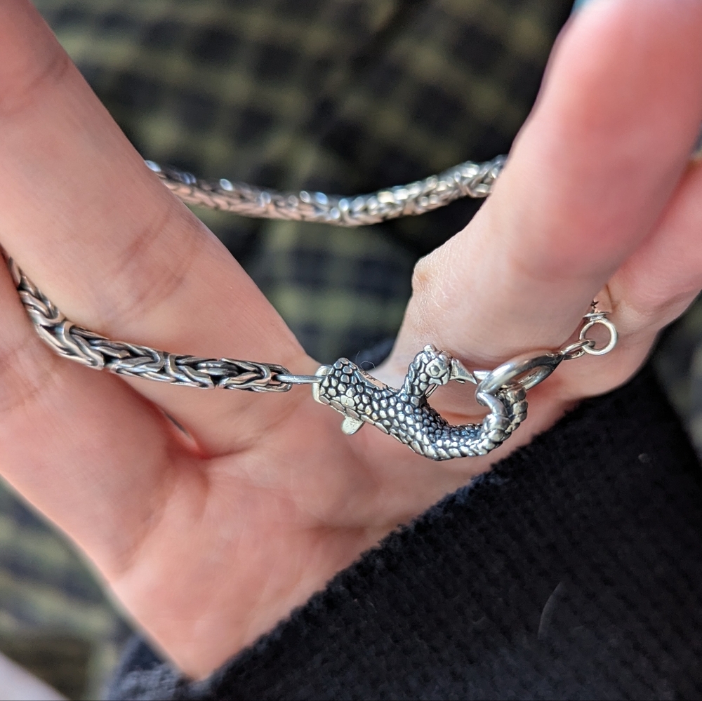 Black raven beads classic charm bracelet and special edition claw lock - Picture 5 of 5